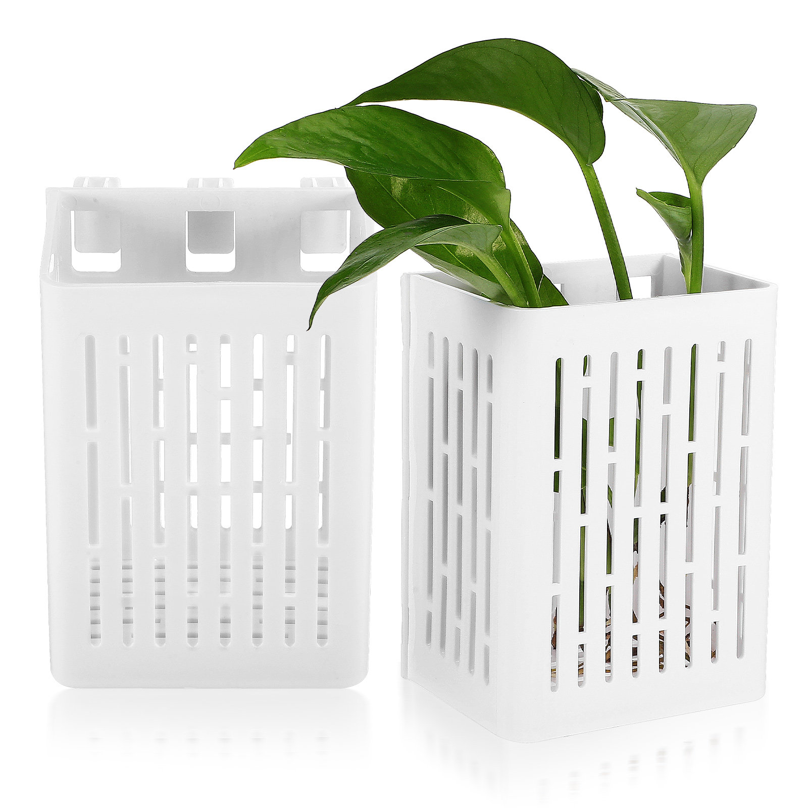Aquarium For Planted Tank - 2pcs Aquarium Plant Baskets Planter Cup