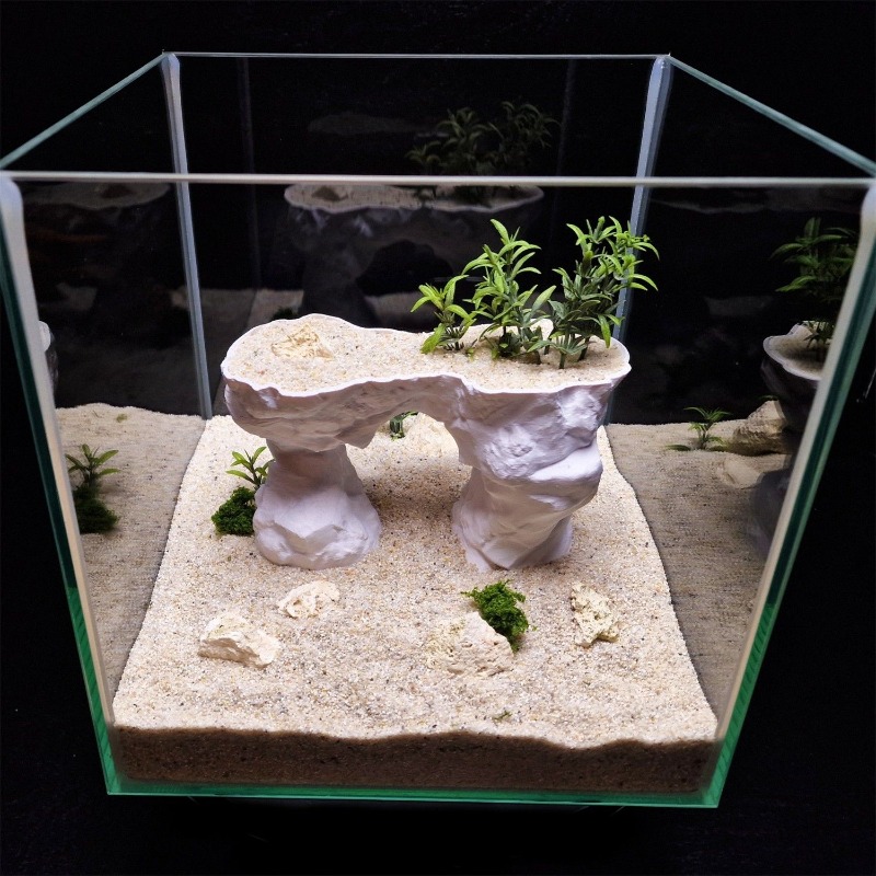 Aquarium 3D Printed Planting B - مراجعة Aquarium Planted Tank Soil وسعره