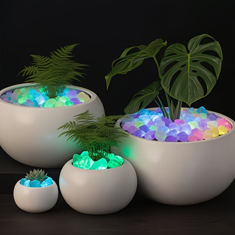300PCS Luminous Pebble Set,0.9 - مراجعة Aquarium For Planted Tank وسعره