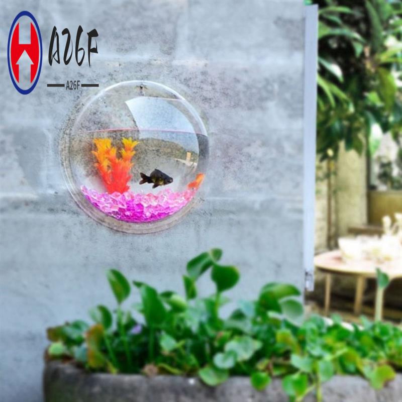 A26F-Transparent Plant Pot Wal - مراجعة Aquarium Planted Wall وسعره