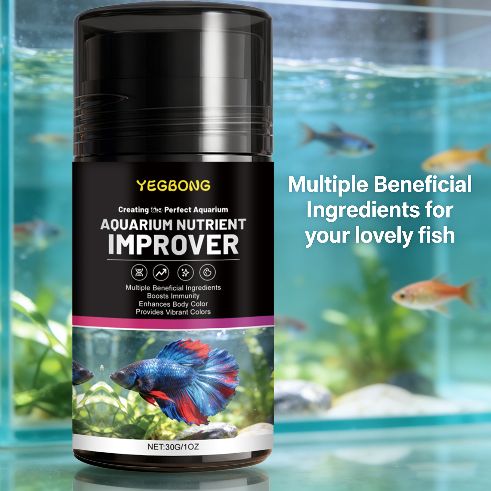 Aquarium Nutrient Improver Pro - مراجعة Aquarium Plant Nutrients وسعره