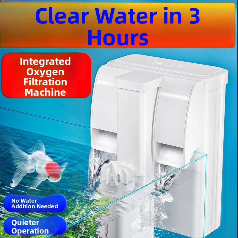Tee-in-One Aquarium Oxyger Fil - مراجعة Aquarium Planted Wall وسعره