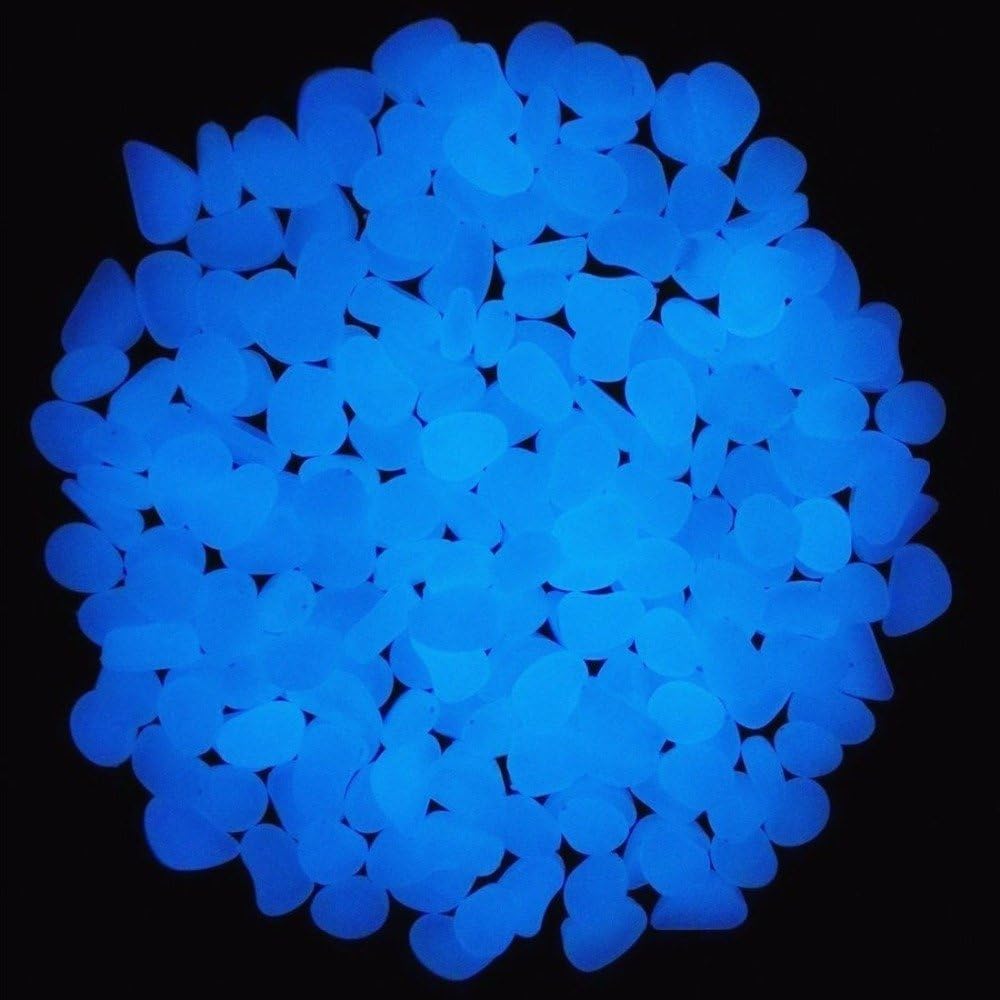Fish Tank Rocks Glow Blue Pebb - مراجعة Aquarium For Planted Tank وسعره