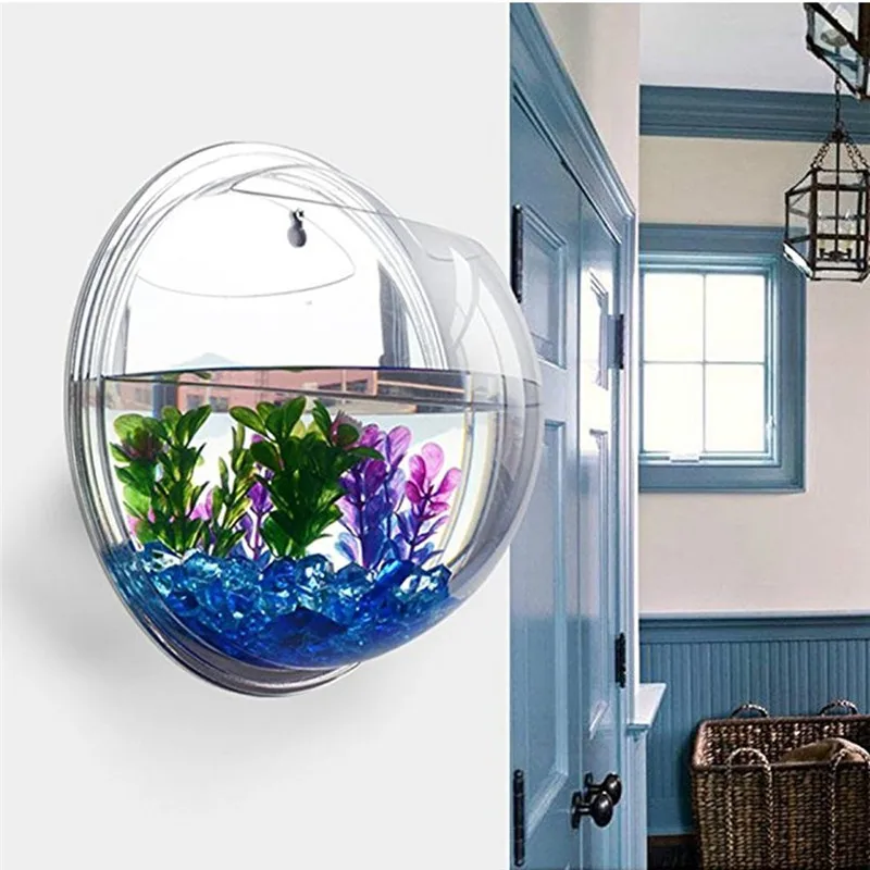 Transparent acrylic hanging wa - مراجعة Aquarium Planted Wall وسعره