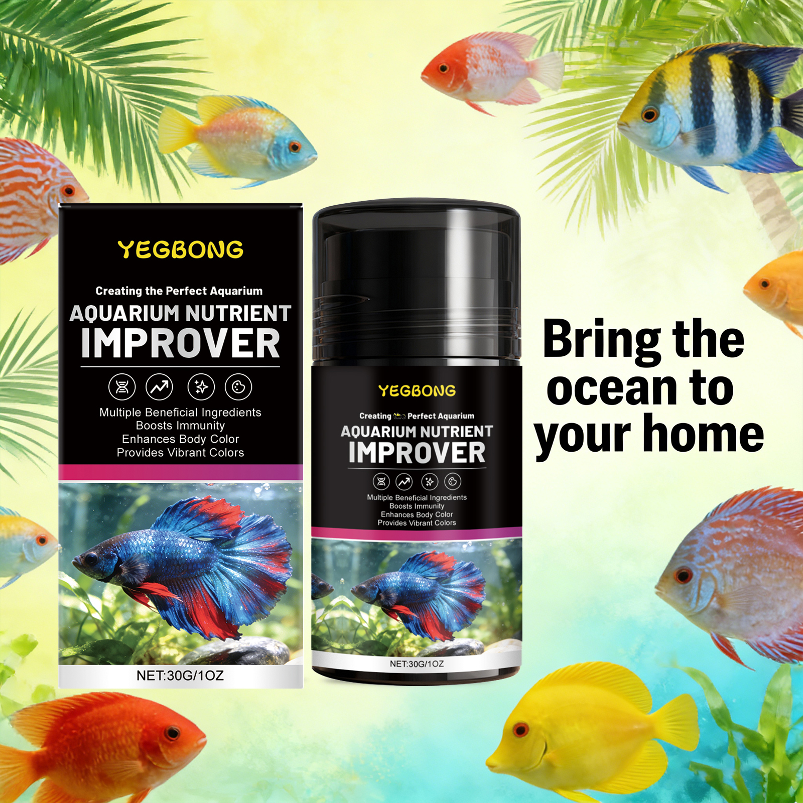 Aquarium Nutrient Improver Pro - مراجعة Aquarium Plant Nutrients وسعره
