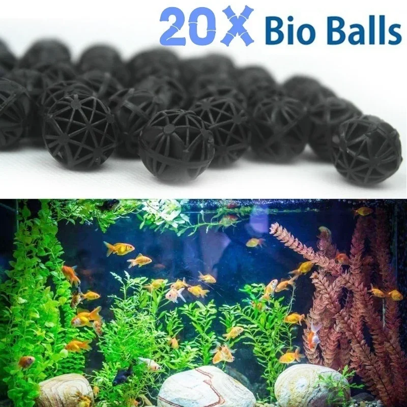 20Pcs 16mm Aquarium Filter Bio - مراجعة Aquarium For Planted Tank وسعره