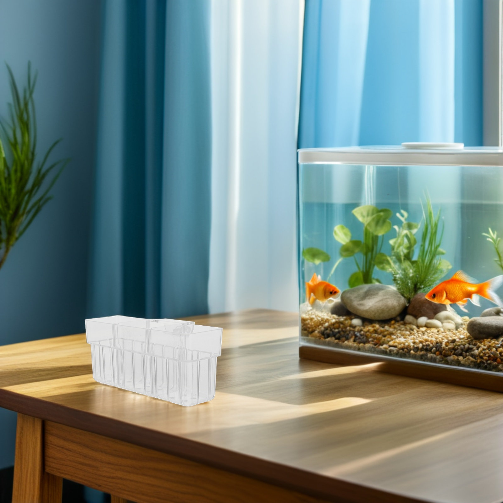 2Pcs Transparent Aquarium Plan - مراجعة Aquarium Planted Wall وسعره